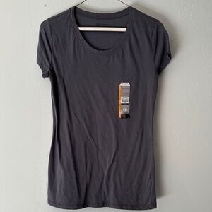 No Boundaries Charcoal Gray Short Sleeve Tee